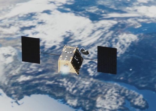 OneWeb Satellit im Orbit