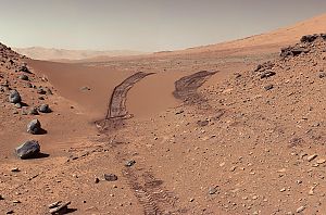 Landscape on Mars taken by NASA