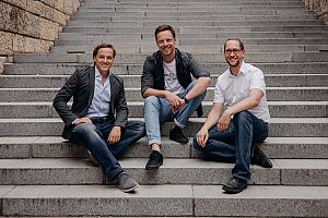 Das ubicube Kernteam (Christian Oswald, Andreas Salentinig und Benedict Wright, v.l.n.r