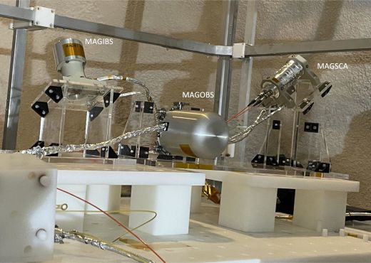 Test der drei J-MAG-Flugsensoren im Conrad Observatorium der GeoSphere Austria.