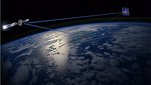 The PRETTY and dosimeTrY, mission will peer ahead to the horizon to receive signals from Global Navigation Satellite System (GNSS) satellites