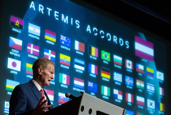 NASA Administrator Bill Nelson bei einer Ansprache